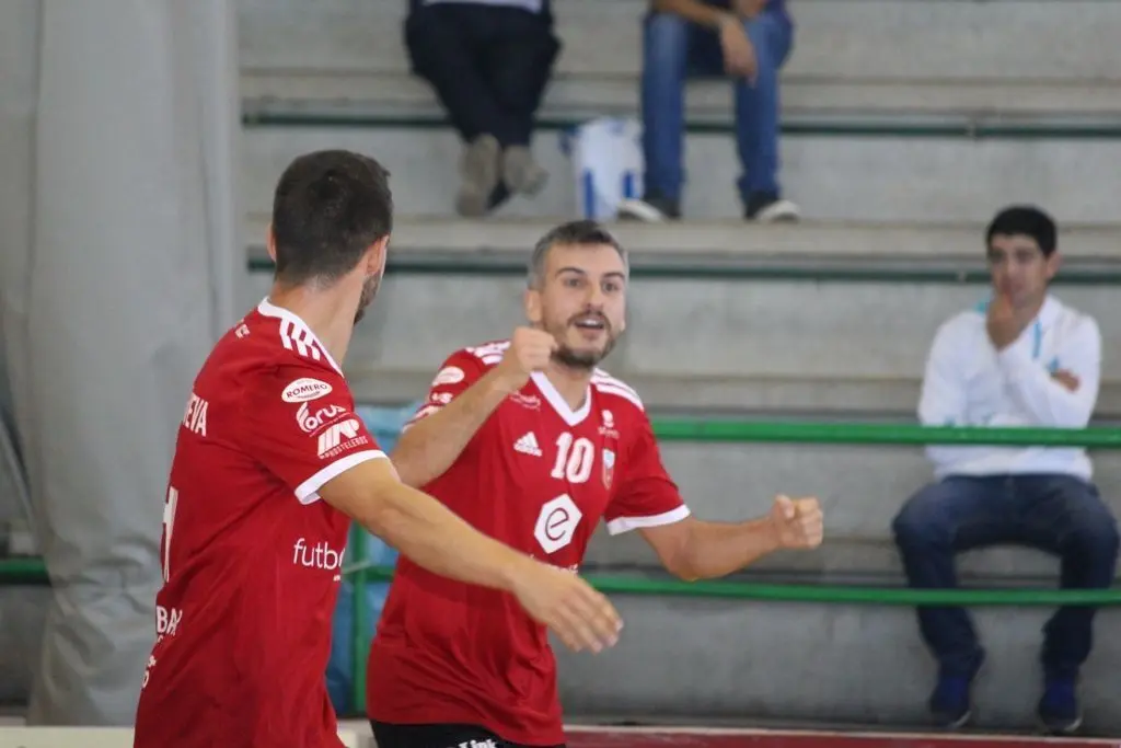 Carlos Retamar, en el partido de ida. Foto: Naturpellet Segovia