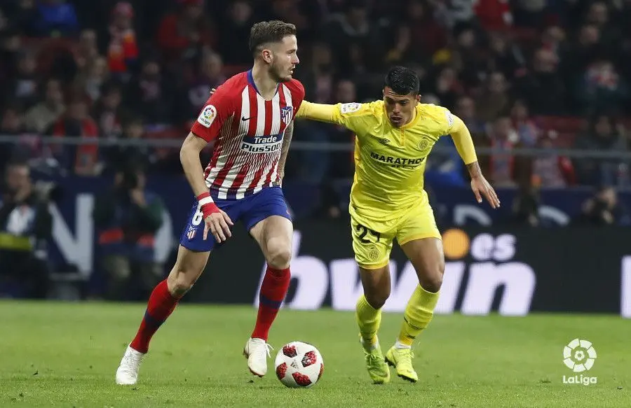 El centrocampista en un lance del partido copero antes de ser sustituido. |Foto: LFP