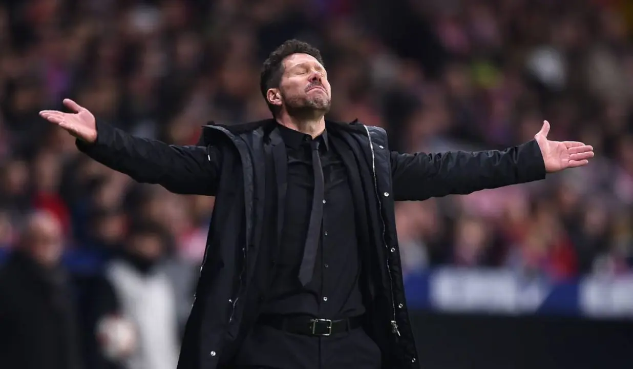 Simeone, entrenador del Atl&eacute;tico de Madrid | Foto: Denis Doyle (Getty Images)