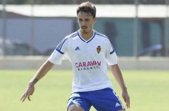 Alejandro Roy en su estapa en el Real Zaragoza B