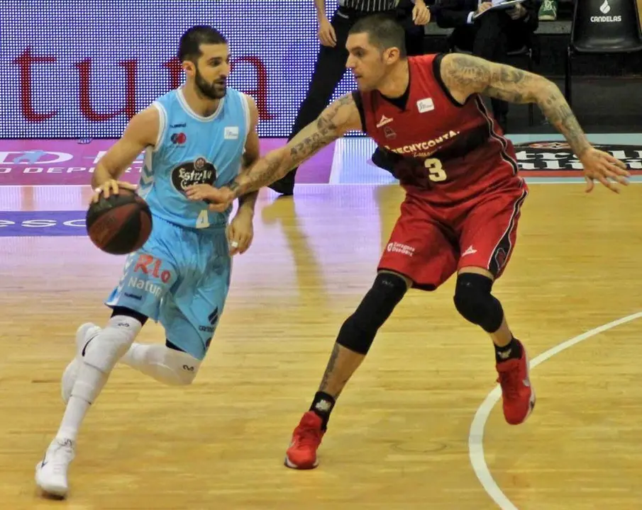 Nacho Mart&iacute;n, en el partido de ida. Foto: @patmas16