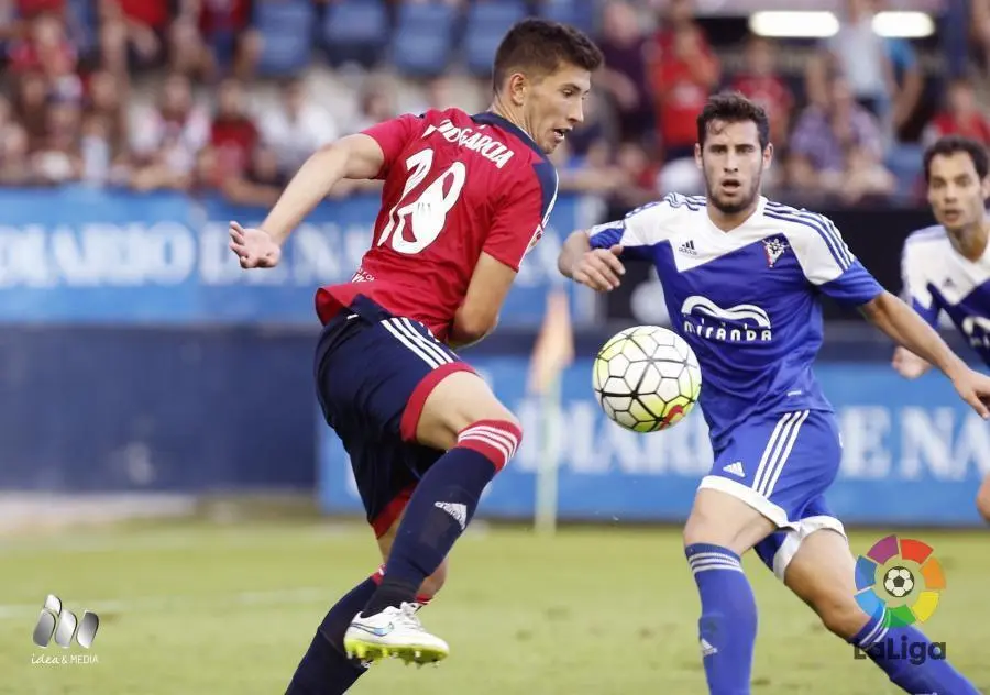 Cantero en etapa en el Mirand&eacute;s. Foto: La Liga