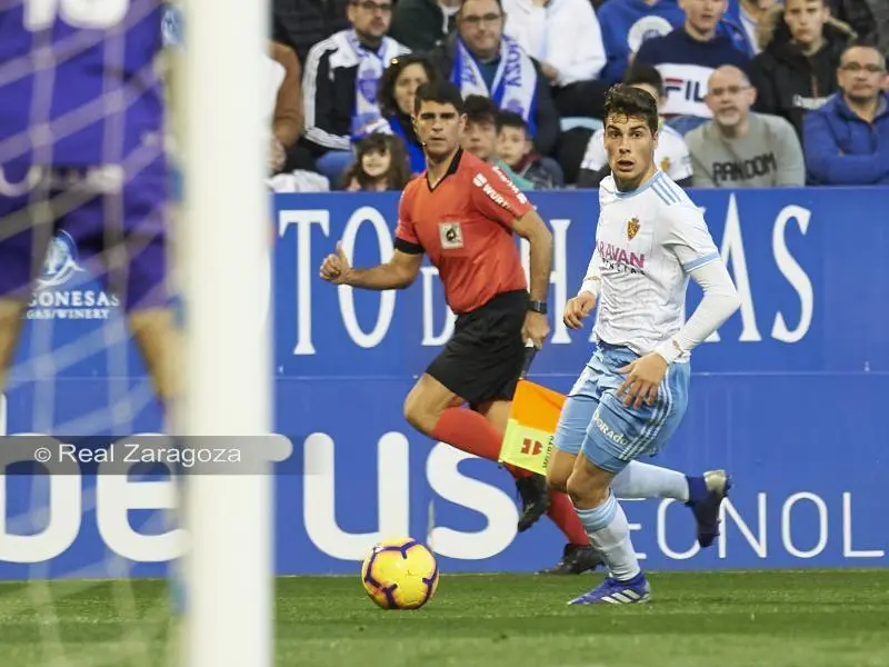 Soro en el partido de la pasada temporada ante el Albacete. Foto: Real Zaragoza