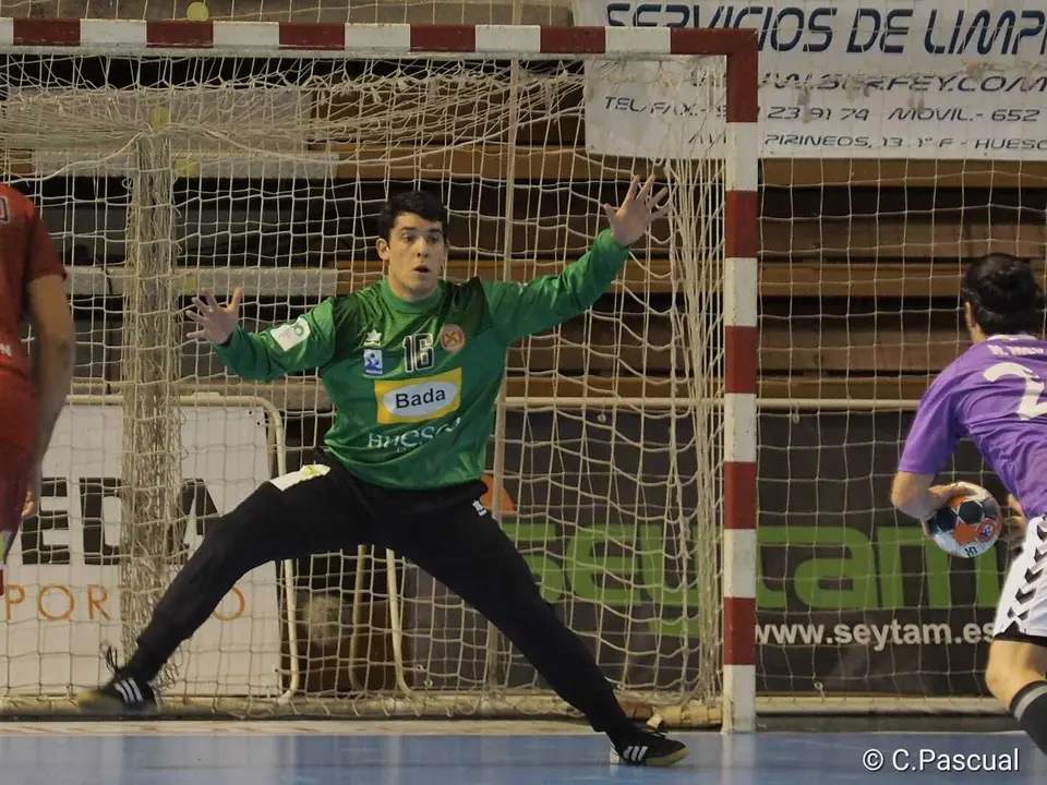 Broto, en el partido de esta tarde contra Guadalajara. Foto: C.Pascual