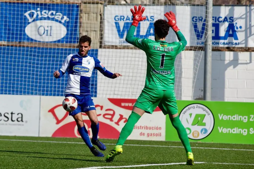 Imagen del Ebro - Ejea de la temporada pasada. Foto: CD Ebro