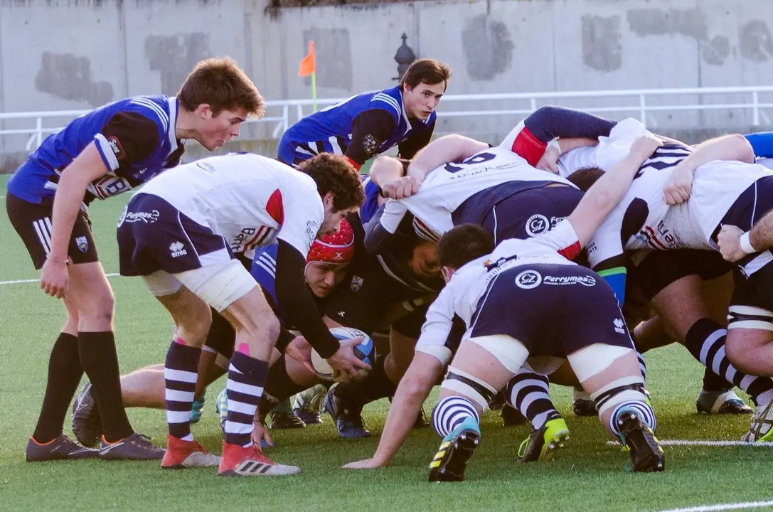 Imagen del partido ante San Cugat. Foto: Santiago Coello