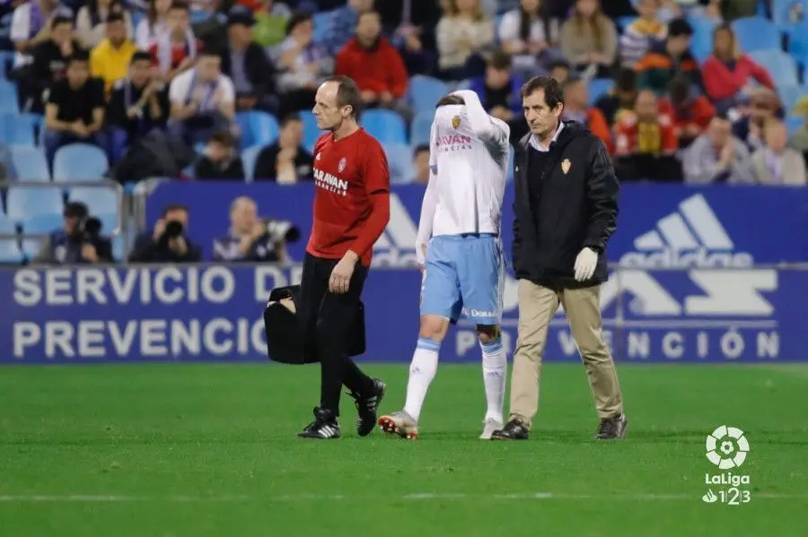 Benito tuvo que marcharse lesionado del partido ante el Elche hace poco m&aacute;s de un mes | Foto: La Liga 123