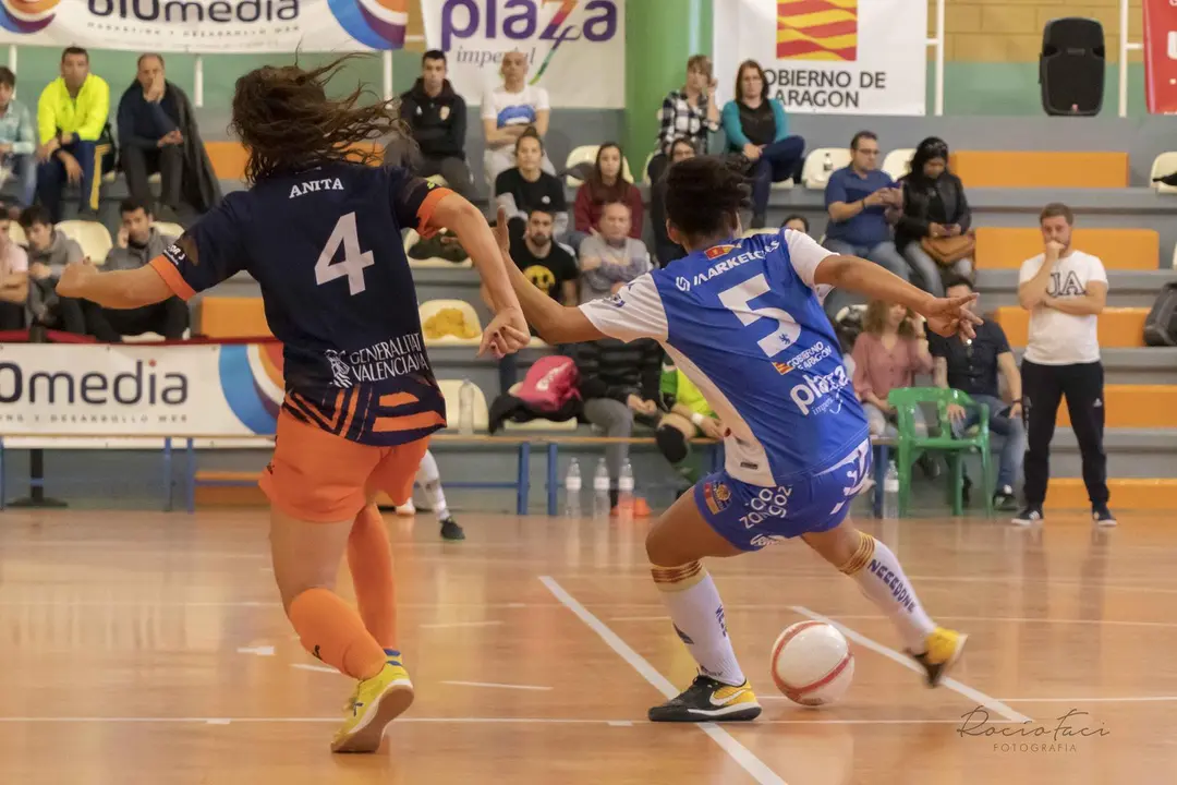 Las aragonesas no han estado acertadas de cara a puerta. Foto: Sala Zaragoza