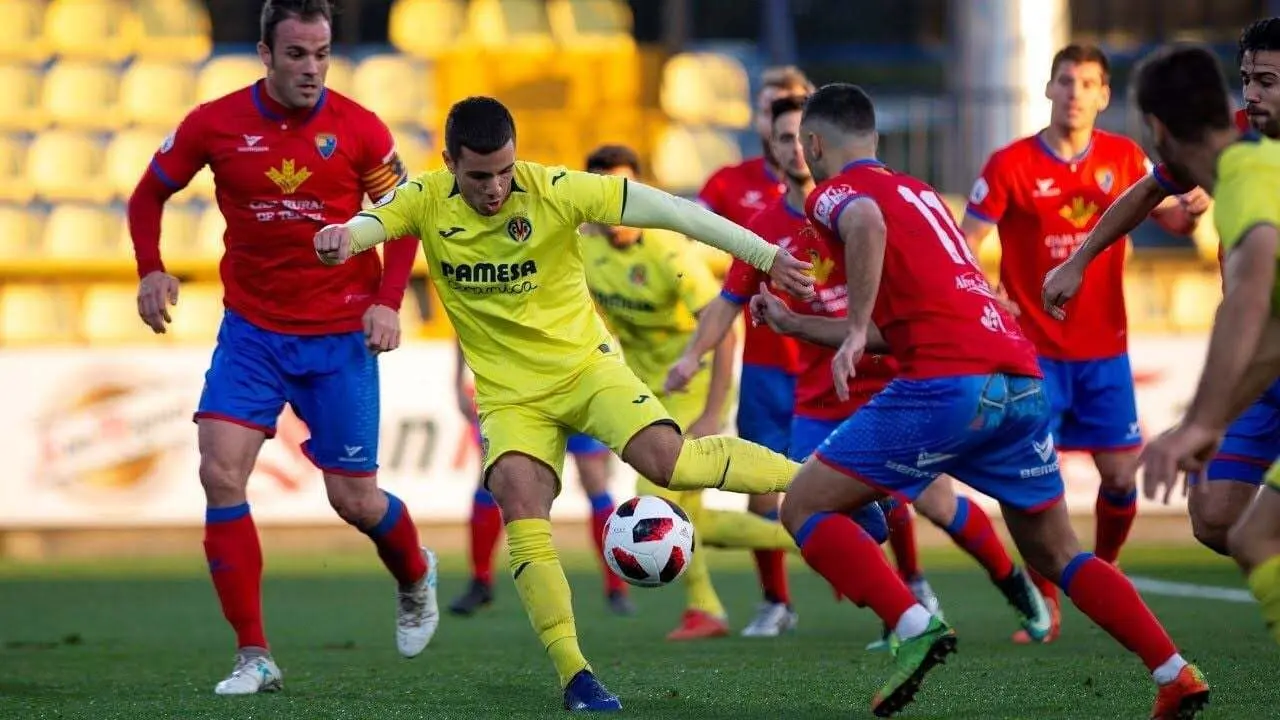 El CD Teruel juega contra el Villarreal B en la Ciudad Deportiva amarilla |Foto: Villarreal CF 