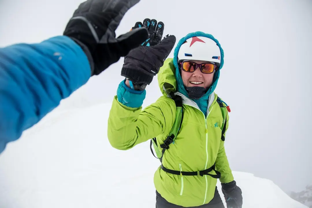 Mireia Mir&oacute;, en la imagen, fue guarda del refugio de Goriz y all&iacute; empez&oacute; a gestar su aventura. Foto: Carlota Mart&iacute;