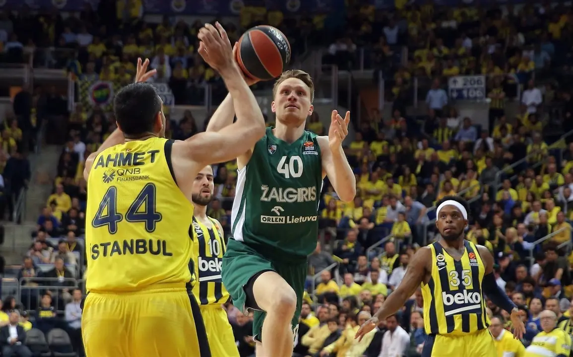 Marius Grigonis, en el segundo partido en Estambul. Foto: Euroliga