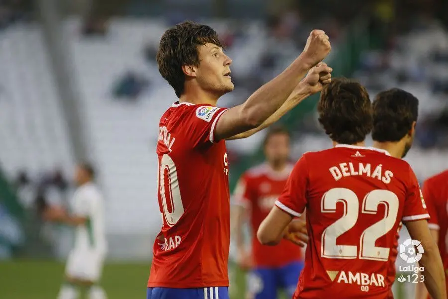 Gual firm&oacute; un hat trick en C&oacute;rdoba. Foto: Liga 123