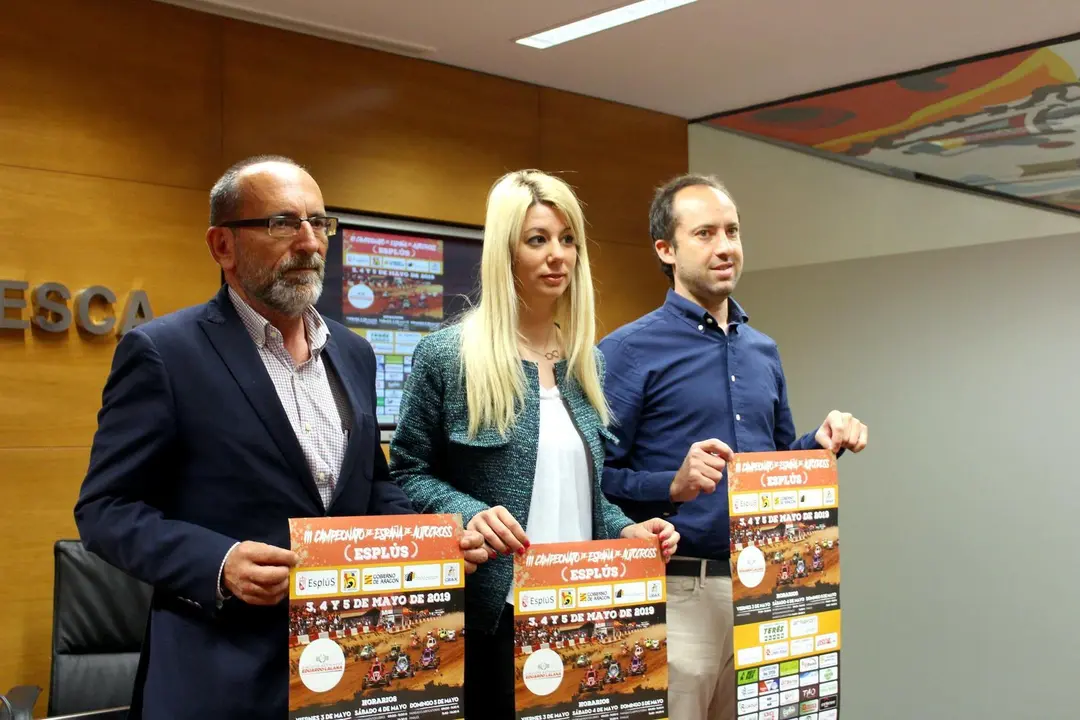 Presentaci&oacute;n del Campeonato de Espa&ntilde;a de Autocross que se celebra desde este viernes en Espl&uacute;s. Foto: DPH