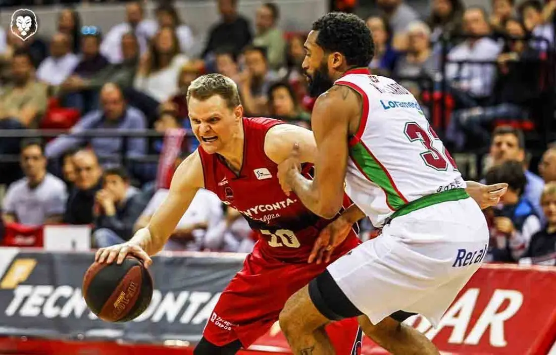 Seibutis, en un partido ante Baskonia. Foto: Esther Casas/Tecnyconta Zaragoza