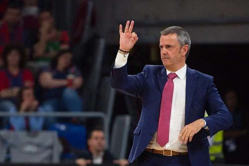 Fisac, en el partido ante Baskonia en Vitoria. Foto: ACB