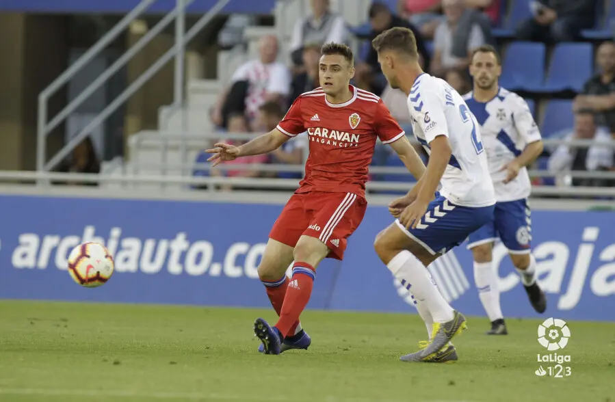 Lasure en el partido ante el Tenerife. Foto: La Liga 123