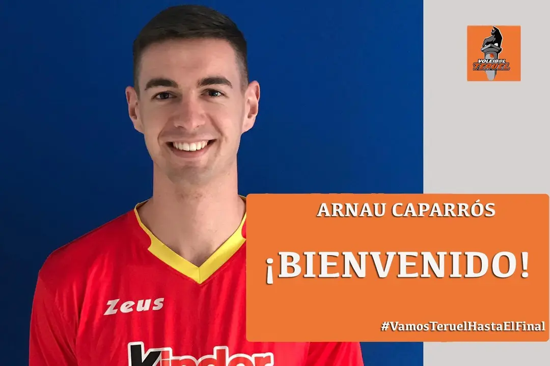 Arnau Caparr&oacute;s es el sexto fichaje del CV Teruel |Foto: CV Teruel 