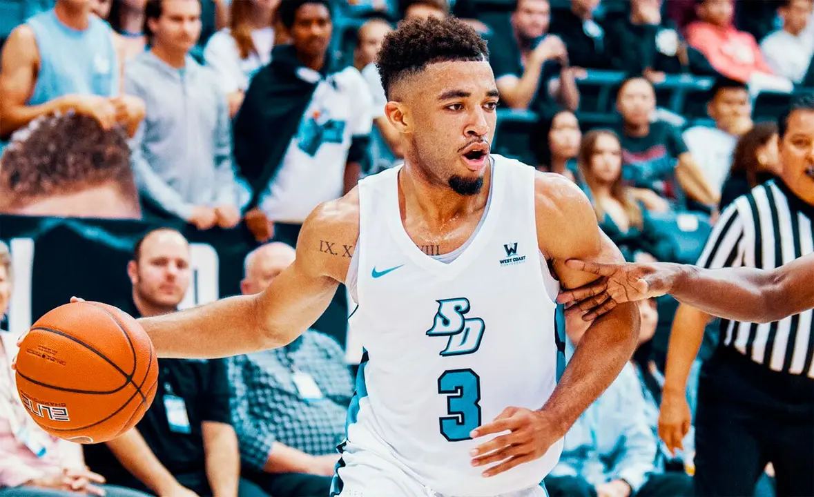 Olin Carter III con la Universidad de San Diego Toreros | Foto: Times of San Diego