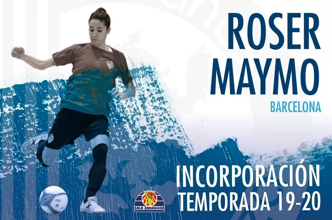 Cartel dise&ntilde;ado por el Sala Zaragoza para Roser Maym&oacute;