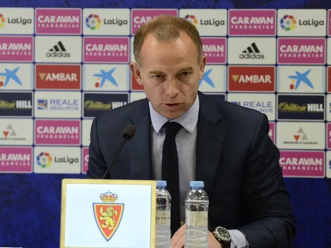 Christian Lapetra, presidente del Real Zaragoza en una imagen de archivo. Foto: Real Zaragoza