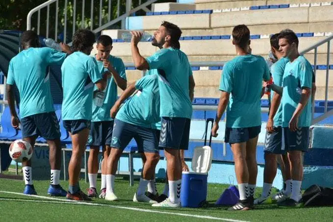 Entrenamiento del CD Ebro. Foto: @CD_Ebro