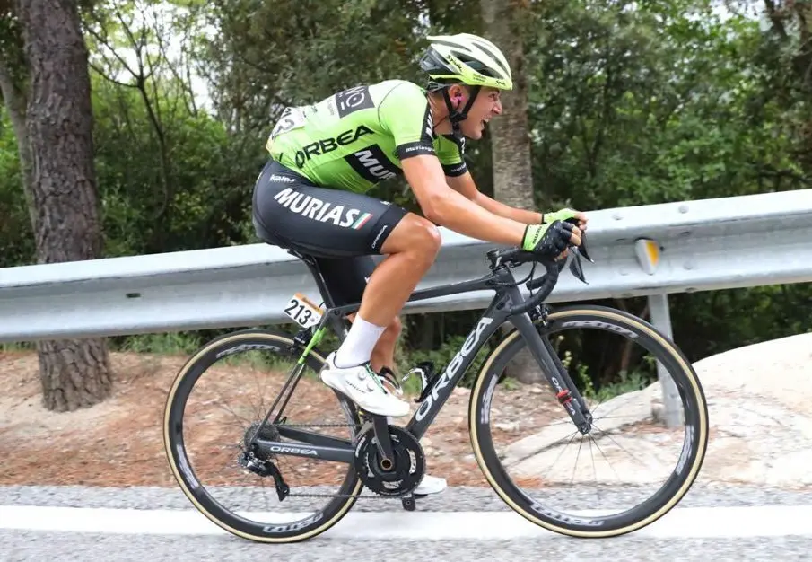 Barcel&oacute; en la Vuelta Ciclista. | Foto: Euskadi-Murias