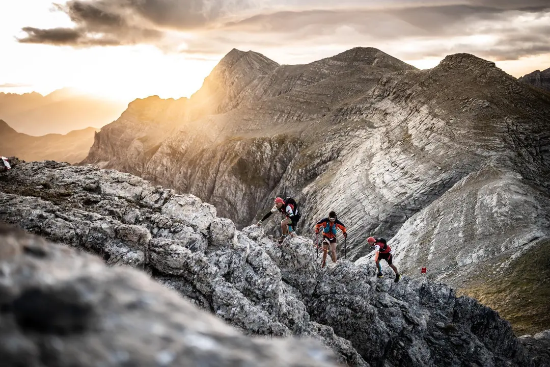 Espectacular imagen de un tramo de la Canfranc-Canfranc acorde con una de las trail m&aacute;s comprometidas del calendario nacional. Foto: Jos&eacute; Miguel Mu&ntilde;oz Egea