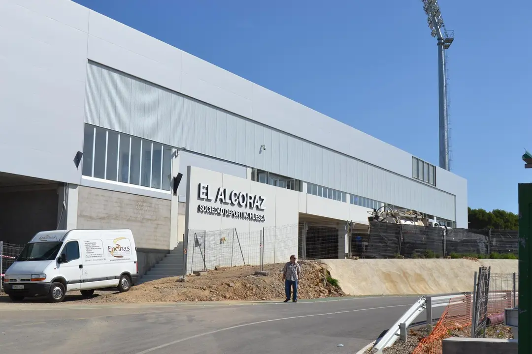 Obras en El Alcoraz. Foto: Sportaragon