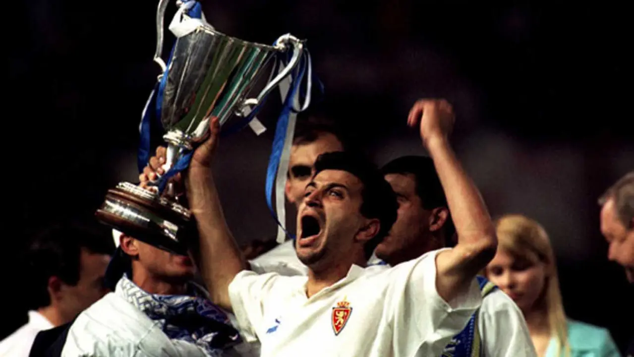 El Real Zaragoza fue campe&oacute;n de la Recopa en 1995.