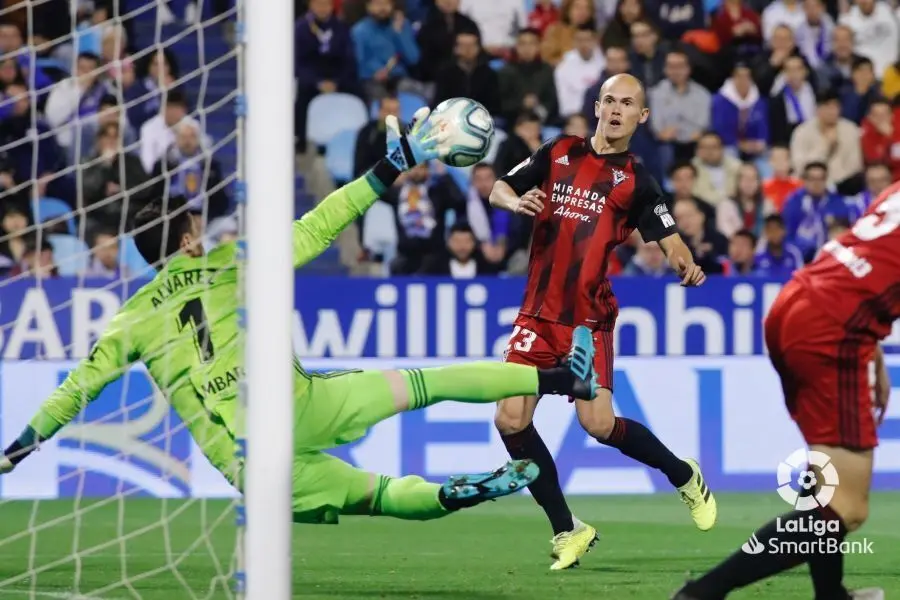 Cristian ha vuelto a ser el mejor del equipo. Foto: LaLigaSmartbank