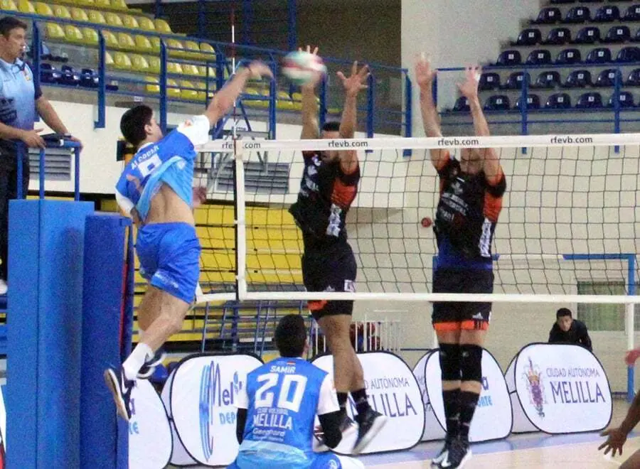 Imagen durante el partido en Melilla ante el Teruel | Foto: RFEV