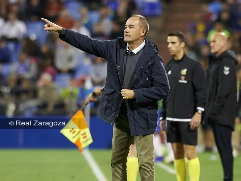 V&iacute;ctor Fern&aacute;ndez en el partido ante Las Palmas. Foto: Real Zaragoza