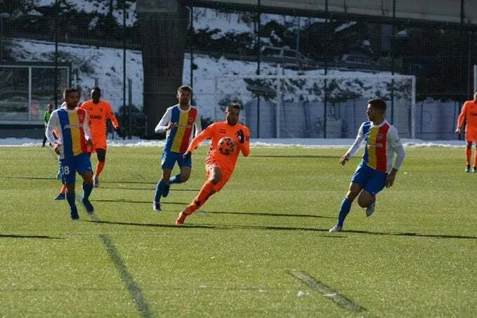 El Ebro cae en Andorra. Foto: CD Ebro