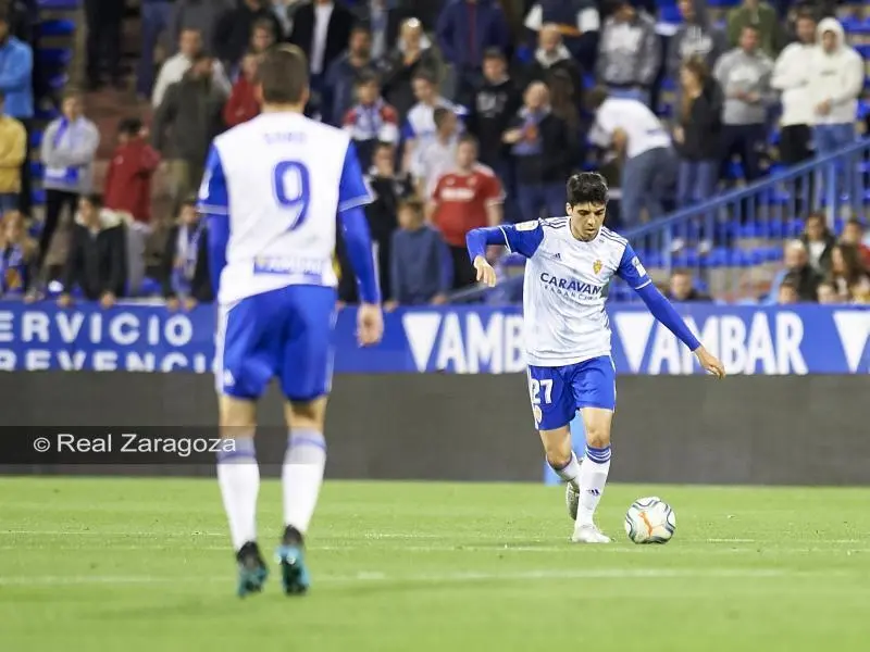 Clemente y Soro en el partido ante Las Palmas. Foto: Real Zaragoza