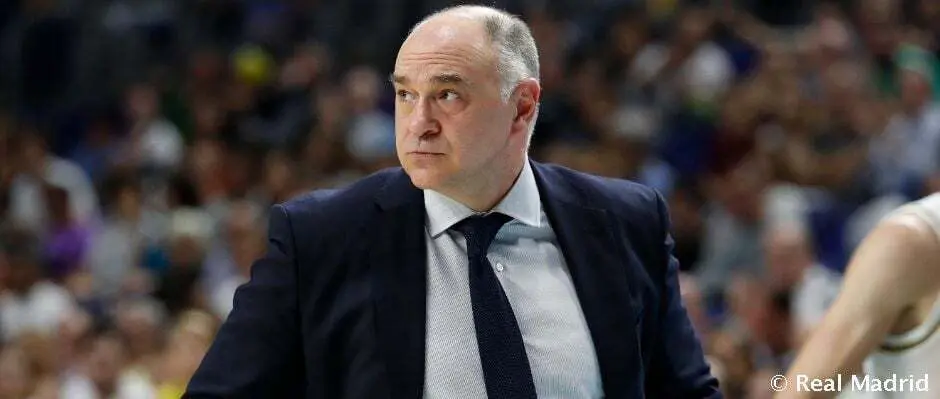 Pablo Laso ha lamentado la expulsi&oacute;n de Tavares. Foto: Real Madrid