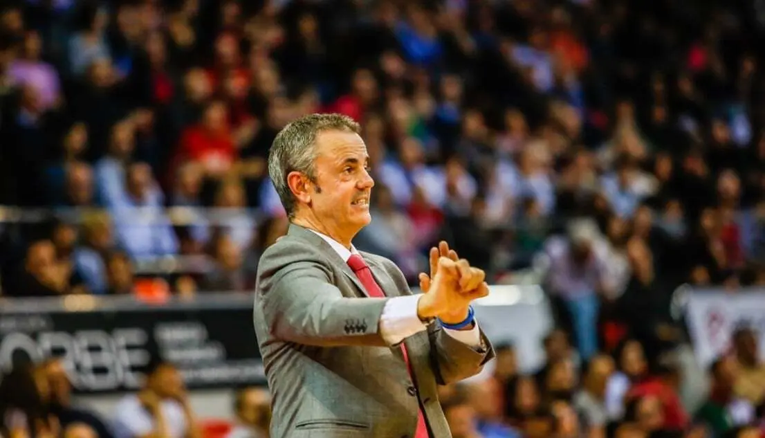 Fisac, en el partido ante Brindisi del mi&eacute;rcoles. Foto: FIBA