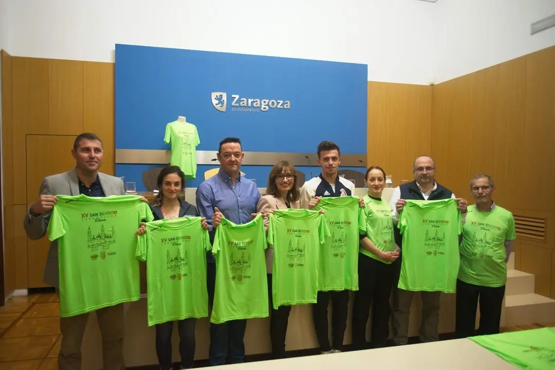 Presentaci&oacute;n de la San Silvestre 2019. | Foto: Ayuntamiento de Zaragoza