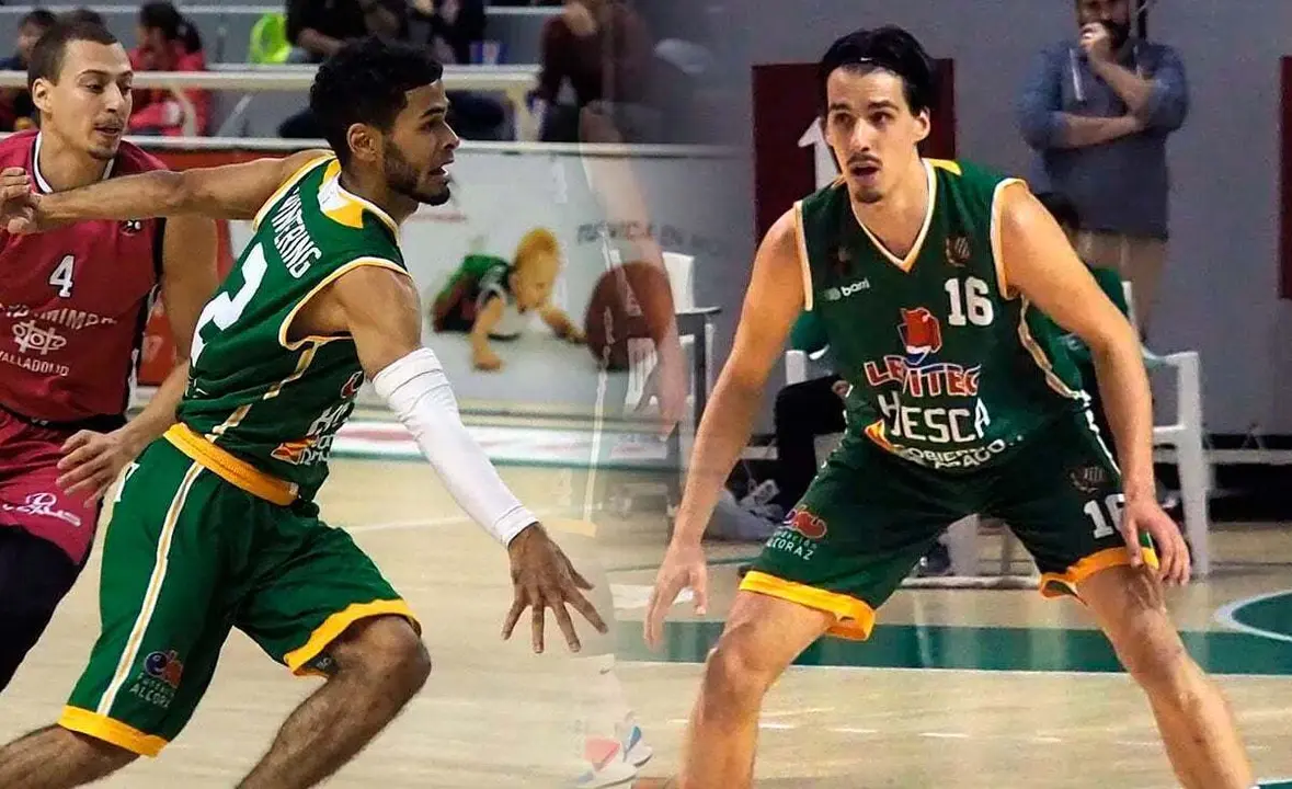 Alec Wintering y Nedim Dedovic, integrantes del quinteto ideal de la jornada 17 de LEB Oro | Fotos: C.Pascual