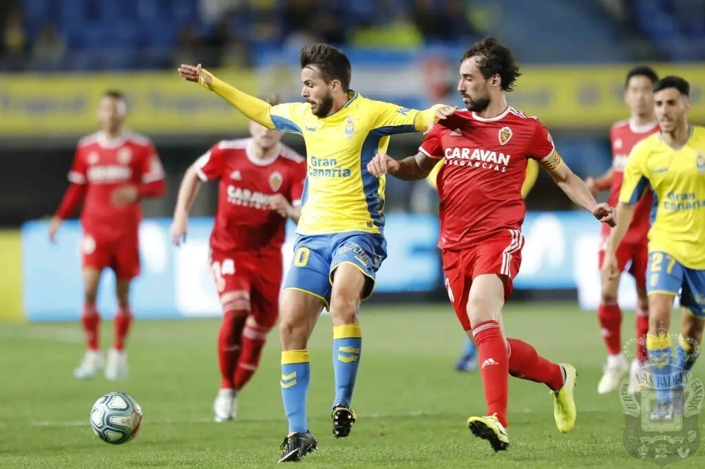 Eguaras ante Las Palmas | Foto: UD Las Palmas