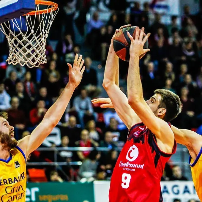 Brussino, en un partido ante Gran Canaria. Foto: Esther Casas/Casademont Zaragoza