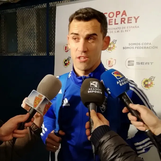 Linares, en zona mixta. Foto: Real Zaragoza