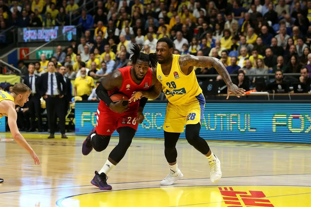 Mathias Lessort, con la camiseta del Bayern Munich. Foto extra&iacute;da de Piratas del Basket