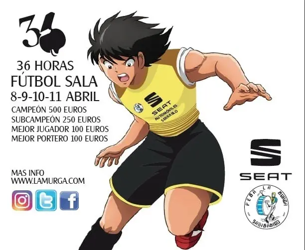 Cartel del Torneo de 36 horas de Sabi&ntilde;&aacute;nigo.