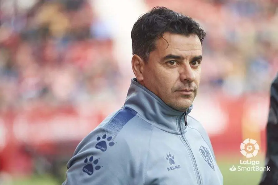 M&iacute;chel durante el partido en Montilivi. | Foto: LaLiga