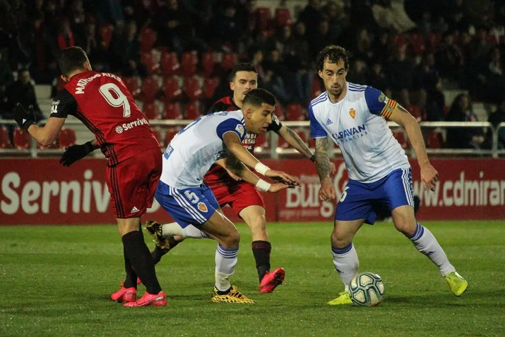 Real Zaragoza y Mirand&eacute;s firmaron tablas la temporada pasada en Anduva Foto: Real Zaragoza