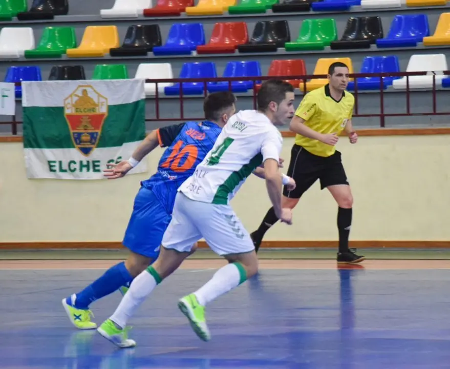 Imagen del partido. Foto: Elche CF Sala