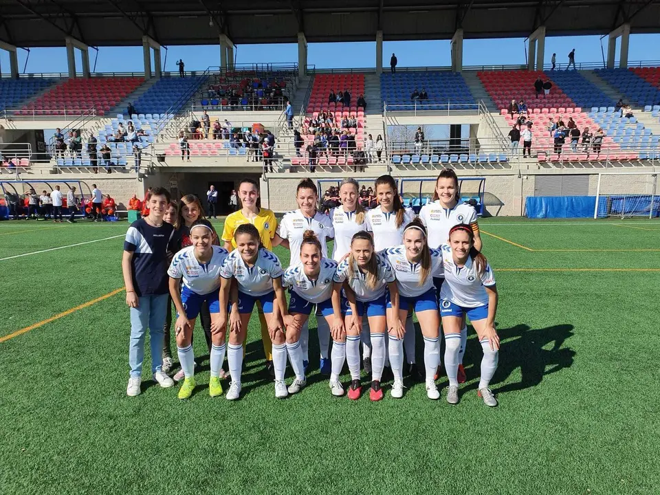 Once inicial del Zaragoza CFF ante el Madrid B. Foto: Zaragoza CFF