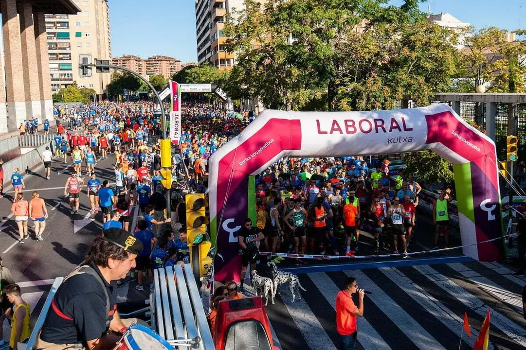 Salida 2019 del 10K Bomberos de Zaragoza. | Foto: 10K Bomberos