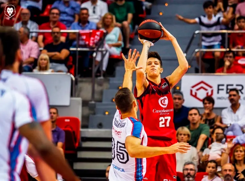 Vit Krejci, ante Obradoiro. Foto: Esther Casas/Casademont Zaragoza