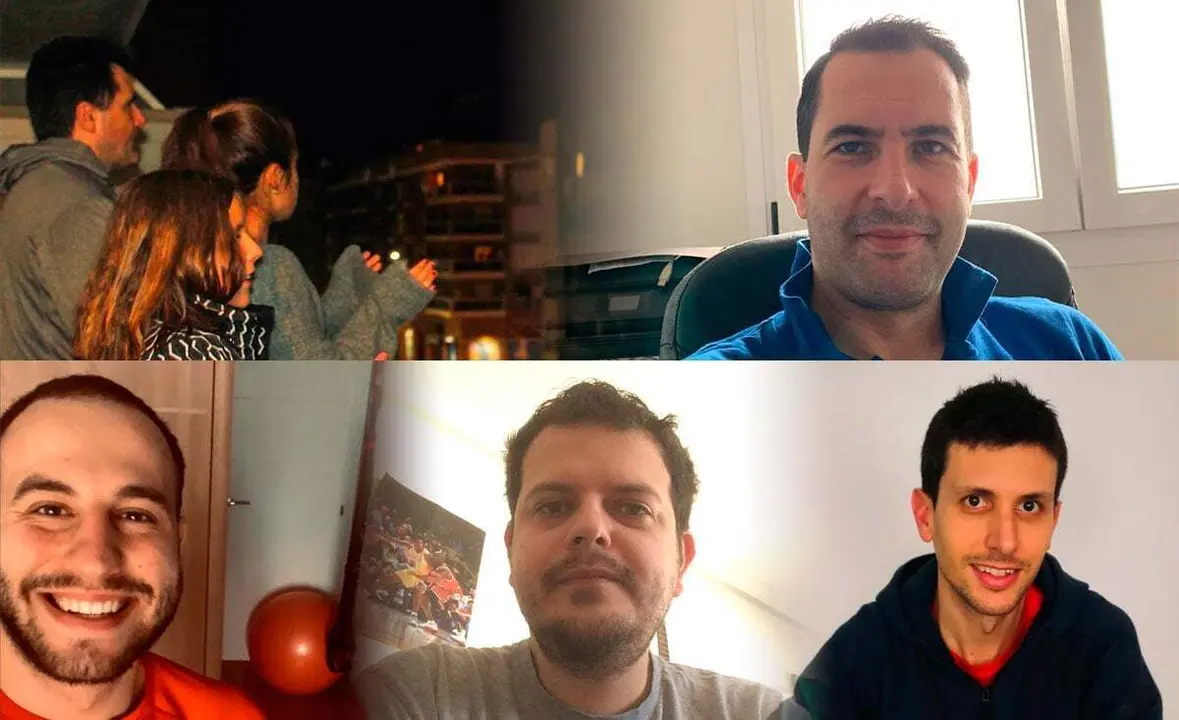 Lanau, Arenas, Arza, Beired y Pellejero nos cuentan su confinamiento